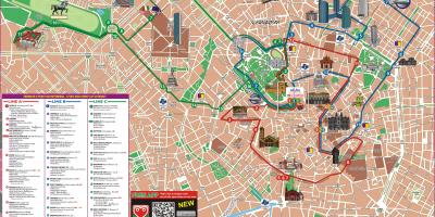 Žemėlapis milano autobusų maršruto