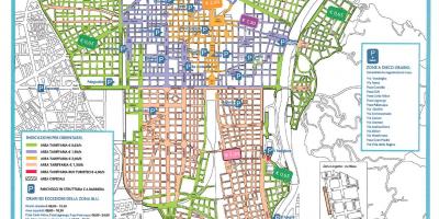 Žemėlapis milano automobilių stovėjimo aikštelė 