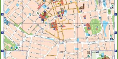 Milano italija lankytinų vietų žemėlapis