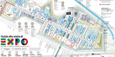 Žemėlapis milano paroda