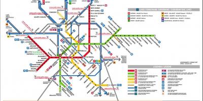 Milano traukinių stotis map