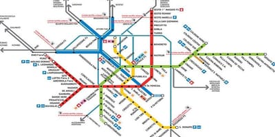Vamzdis milano žemėlapis