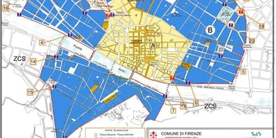 Žemėlapis milano ztl zona